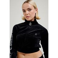 Снимка на JUICY COUTURE WOMEN'S TASHA SLEEVE LOGO CROPPED ZIP UP HOODIE