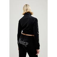 Снимка на JUICY COUTURE WOMEN'S TASHA SLEEVE LOGO CROPPED ZIP UP HOODIE