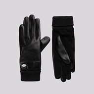 Снимка на REPLAY WOMEN'S  LEATHER GLOVES WITH RIBBED TRIM