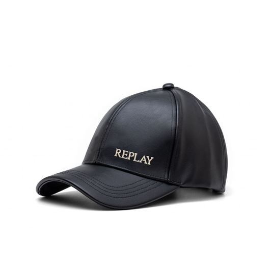 Снимка на REPLAY UNISEX CAP WITH BILL IN ECO LEATHER