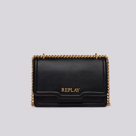 Снимка на REPLAY WOMEN'S SOLID-COLOUR CROSSBODY BAG WITH LOGO