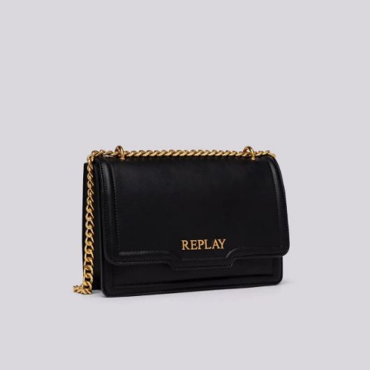 Снимка на REPLAY WOMEN'S SOLID-COLOUR CROSSBODY BAG WITH LOGO