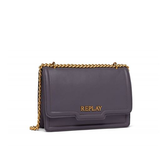 Снимка на REPLAY WOMEN'S SOLID-COLOUR CROSSBODY BAG WITH LOGO