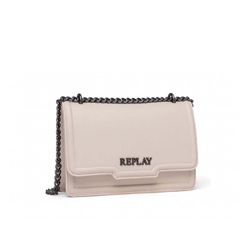 Снимка на REPLAY WOMEN'S SOLID-COLOUR CROSSBODY BAG WITH LOGO