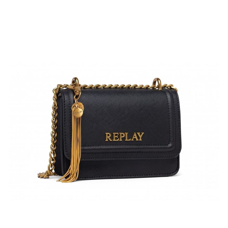 Снимка на REPLAY WOMEN'S CROSSBODY BAG WITH SAFFIANO EFFECT