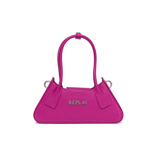 Снимка на REPLAY WOMEN'S SHOULDER BAG IN SOLID COLOUR WITH SAFFIANO EFFECT