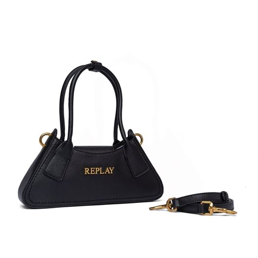 Снимка на REPLAY WOMEN'S SHOULDER BAG IN SOLID COLOUR WITH SAFFIANO EFFECT