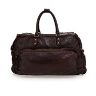 Снимка на CAMPOMAGGI TROLLEY DUFFLE BAG TOKIO IN DARK BROWN LEATHER