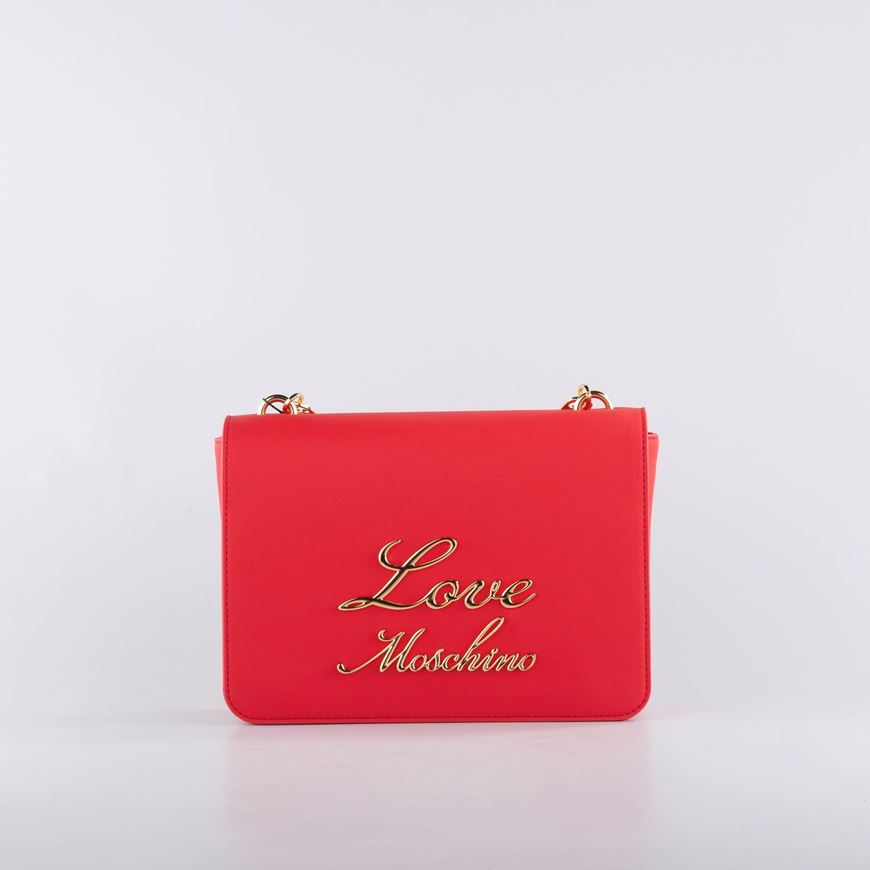 Снимка на LOVE MOSCHINO WOMEN'S LOVELY LOVE SHOULDER BAG WITH CHAIN