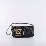 Снимка на LOVE MOSCHINO WOMEN'S CITY POCKETS SHOULDER BAG WITH CHAIN