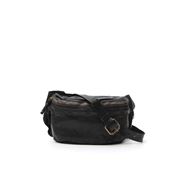 Снимка на CAMPOMAGGI BELT BAG SANTARCANGELO IN BLACK LEATHER