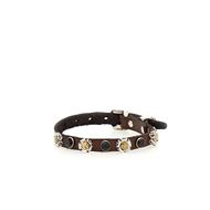 Снимка на CAMPOMAGGI WOMEN'S BRACELET BELLA DI NOTTE IN BLACK LEATHER WITH STUDS