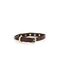 Снимка на CAMPOMAGGI WOMEN'S BRACELET BELLA DI NOTTE IN BLACK LEATHER WITH STUDS