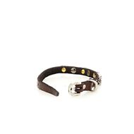 Снимка на CAMPOMAGGI WOMEN'S BRACELET BELLA DI NOTTE IN BLACK LEATHER WITH STUDS