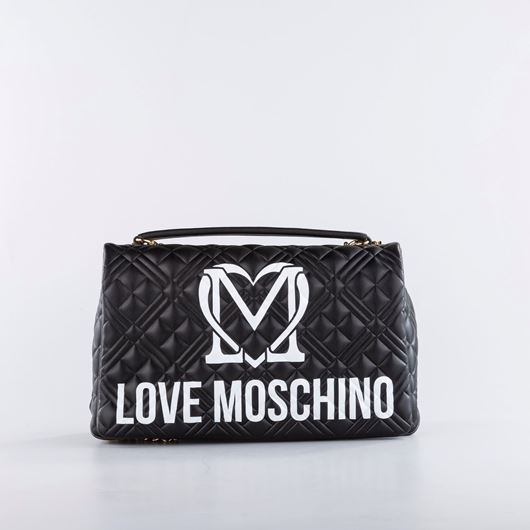 Снимка на LOVE MOSCHINO WOMEN'S LOGO QUILT SHOULDER BAG