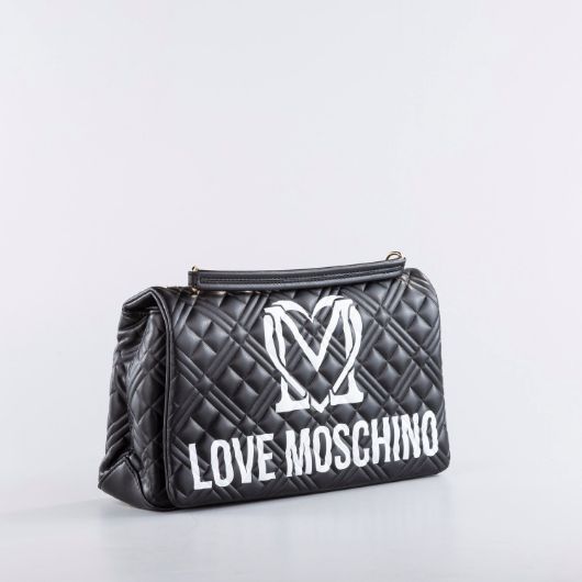 Снимка на LOVE MOSCHINO WOMEN'S LOGO QUILT SHOULDER BAG