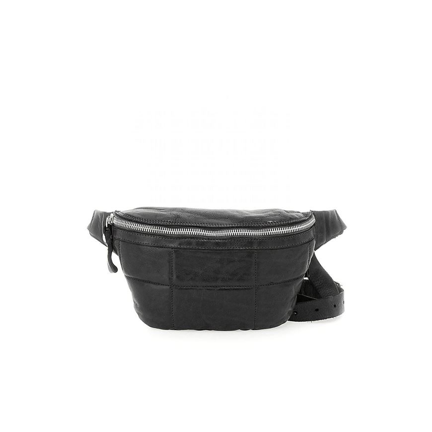 Снимка на CAMPOMAGGI BELT BAG SELCE IN BLACK LEATHER