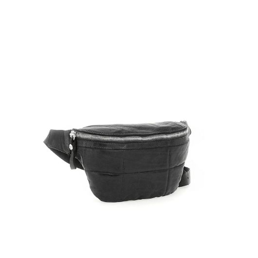 Снимка на CAMPOMAGGI BELT BAG SELCE IN BLACK LEATHER