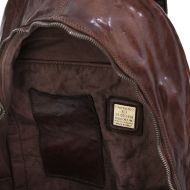 Picture of CAMPOMAGGI BACKPACK SANTARCANGELO IN DARK BROWN LEATHER 4