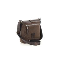 Снимка на CAMPOMAGGI CROSSBODY BAG SATURNO IN MILITARY GREEN AND DARK BROWN LEATHER