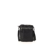 Снимка на CAMPOMAGGI CROSSBODY BAG SELCE IN BLACK LEATHER