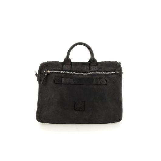 Снимка на CAMPOMAGGI BRIEFCASE ARENITE IN BLACK LEATHER