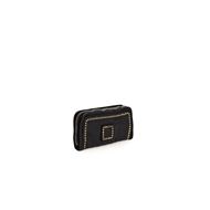 Снимка на CAMPOMAGGI WOMEN'S WALLET IRIS IN BLACK LEATHER WITH RIVETS