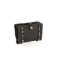 Снимка на CAMPOMAGGI WOMEN'S WALLET BELLA DI NOTTE IN BLACK LEATHER WITH STUDS