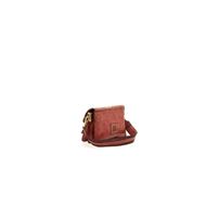 Снимка на CAMPOMAGGI WOMEN'S CROSSBODY BAG AGNESE IN RED LEATHER WITH STUDS 