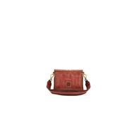 Снимка на CAMPOMAGGI WOMEN'S CROSSBODY BAG AGNESE IN RED LEATHER WITH STUDS 