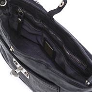 Снимка на CAMPOMAGGI WOMEN'S ORCHIDEA CROSSBODY BAG IN BLACK LEATHER WITH RIVETS