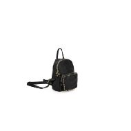 Picture of CAMPOMAGGI WOMEN'S SMALL BACKPACK KURA IN BLACK LEATHER WITH RIVETS 2