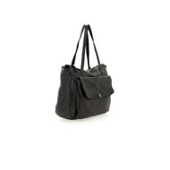 Снимка на CAMPOMAGGI WOMEN'S SHOPPER BAG OSSIDIANA IN BLACK LEATHER