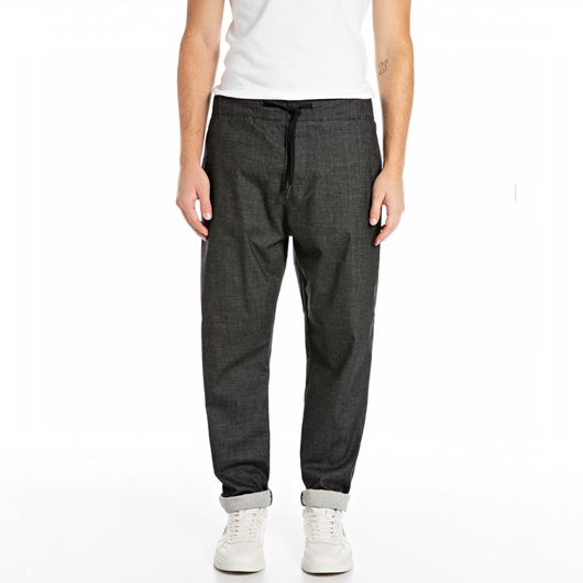 Снимка на REPLAY MEN'S SARTORIALE JOGGER TROUSERS IN BRUSHED TWILL