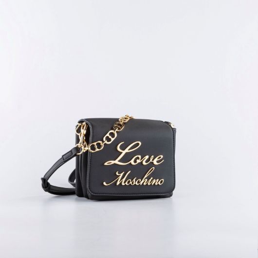 Снимка на LOVE MOSCHINO WOMEN'S LOVELY LOVE SMALL SHOULDER BAG WITH CHAIN