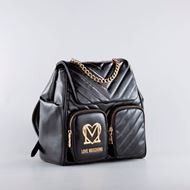 Снимка на LOVE MOSCHINO WOMEN'S CITY POCKETS BACKPACK WITH CHAIN