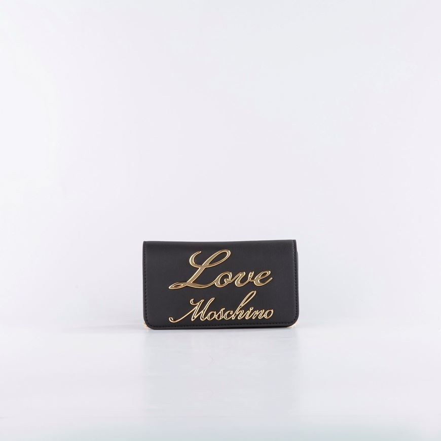 Снимка на LOVE MOSCHINO WOMEN'S LOVELY LOVE POUCH WALLET WITH CHAIN