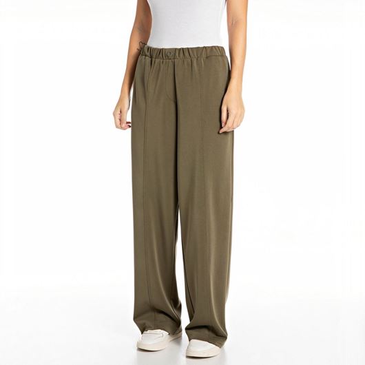 Снимка на REPLAY WOMEN'S RELAXED TROUSERS IN MODAL POLY BLEND