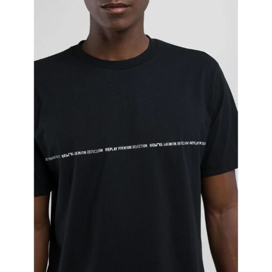 Снимка на REPLAY MEN'S REGULAR-FIT T-SHIRT WITH LETTERING