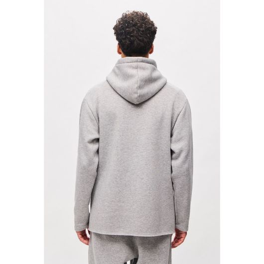 Снимка на DIRTY LAUNDRY MEN'S RELAXED HOODIE WITH RAW EDGE DETAIL