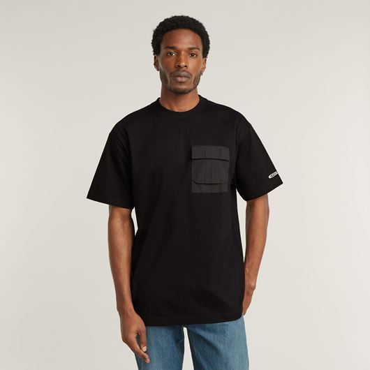 Снимка на G-STAR RAW MEN'S WOVEN MIX PKT LOOSE T-SHIRT