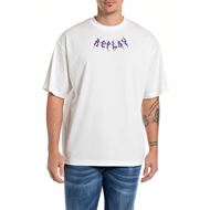 Снимка на REPLAY MEN'S T-SHIRT WITH INDUSTRIAL BEATS PRINT