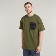 Снимка на G-STAR RAW MEN'S WOVEN MIX PKT LOOSE T-SHIRT