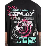 Снимка на REPLAY MEN'S T-SHIRT WITH INDUSTRIAL BEATS PRINT