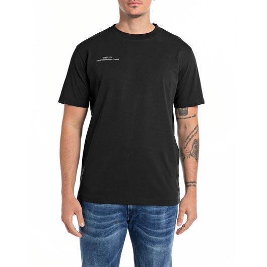 Снимка на REPLAY MEN'S JERSEY T-SHIRT WITH LETTERING PRINT