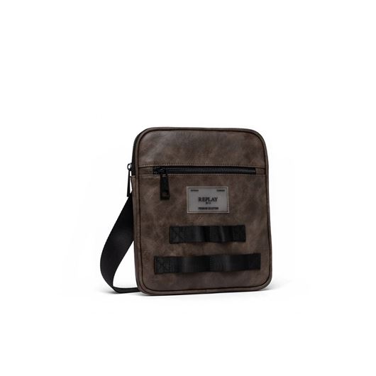 Снимка на REPLAY MEN'S CROSSBODY BAG WITH VINTAGE EFFECT