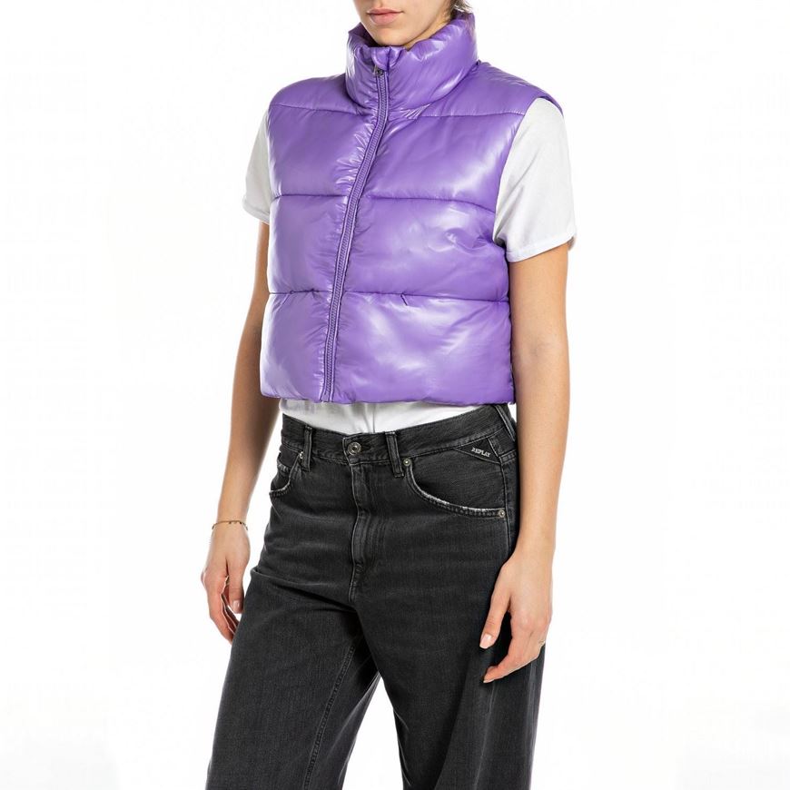 Снимка на REPLAY WOMEN'S TURTLENECK SHINY NYLON VEST