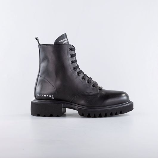 Снимка на JOHN RICHMOND MEN'S COMBAT BOOTS WITH TRACK SOLE