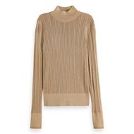 Снимка на SCOTCH&SODA WOMEN'S METALLIC POINTELLE FITTED PULLOVER