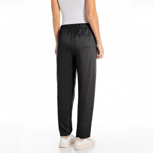 Снимка на REPLAY WOMEN'S COMFORT FIT TROUSERS IN TWILL